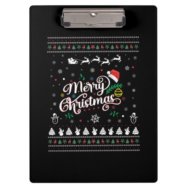 Pranchetas Feliz Natal Engraçado (Frente)