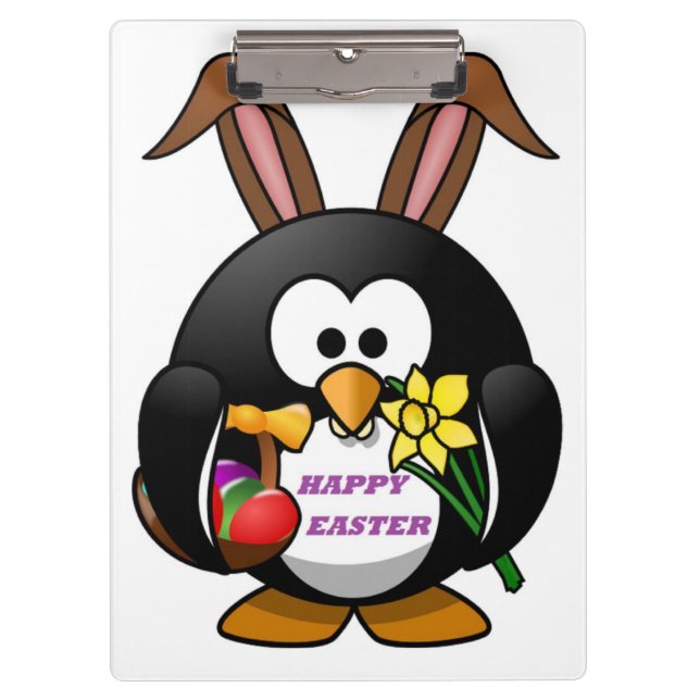 PRANCHETAS "FELZ PASCOA" PENGUIN BUNNY (Frente)