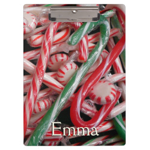 Pranchetas Feriado de Natal Candy Canes and Peppermints