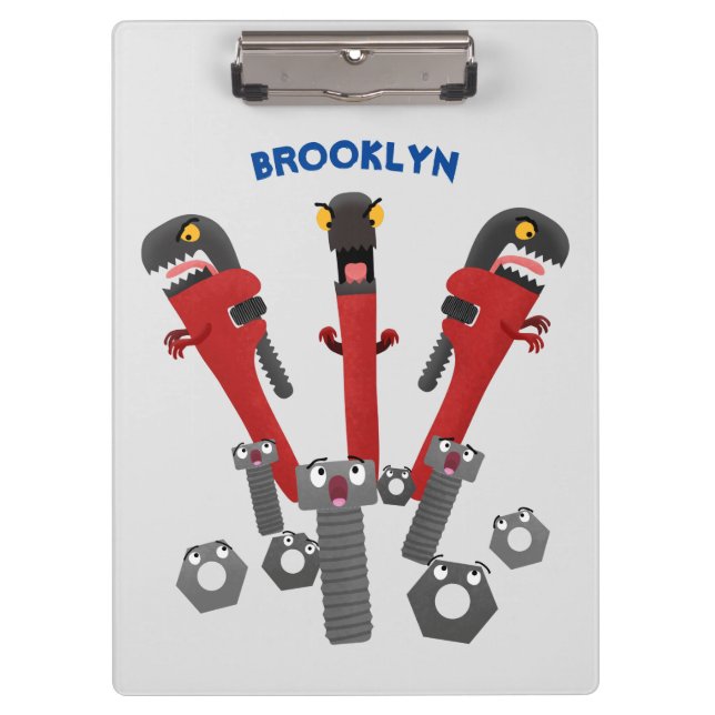 Pranchetas Ferramentas engraçadas de monstro de wrench (Frente)