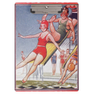 Pranchetas Festa piscina Vintage Natação Verão