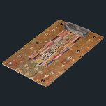 Pranchetas Fim do Muro, Stoclet Frieze por Gustav Klimt<br><div class="desc">End of Wall, Stoclet Frieze (1905-1911), de Gustav Klimt, é uma pintura antiga de Art Nouveau, com um padrão geométrico em tons de ouro. O Stoclet Frieze é uma série de painéis do simbolismo e o último trabalho mural do excelente de Gustav Klimt. Foram pintados na sala de jantar do...</div>