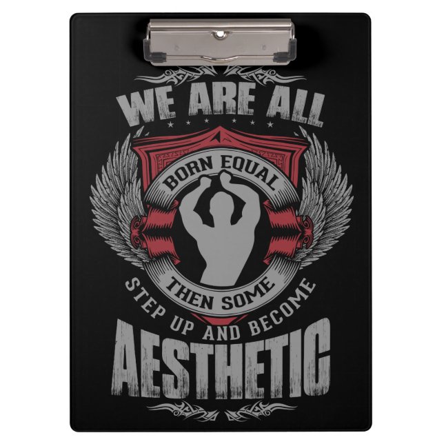 Pranchetas Fisique Motivation - Aestética - Step Up - Zyzz (Frente)