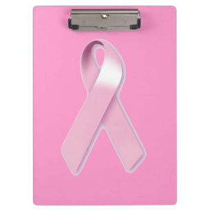 Pranchetas Fita cor-de-rosa do cancer