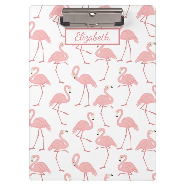 Pranchetas Flamingos Rosa Bonito (Frente)