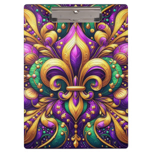 Pranchetas fleur de lis mardi gras