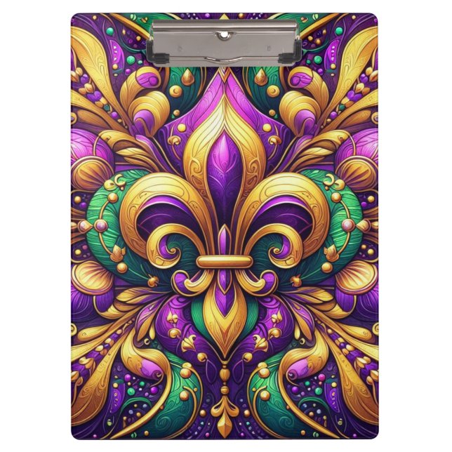 Pranchetas fleur de lis mardi gras (Frente)