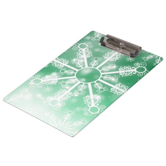 Pranchetas Floco de neve verde (Inclinado)