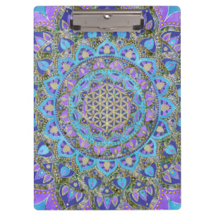 Pranchetas Flor da Vida - Mandala Estilo Índia 2