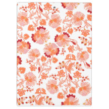 "Flor de Coral" Capa Dura Espiral Artística 