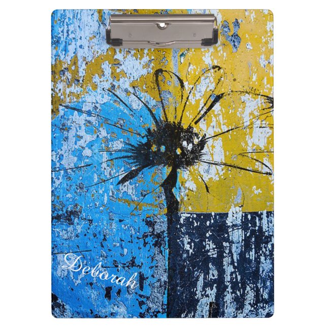 Pranchetas Flor de Grunge (Frente)
