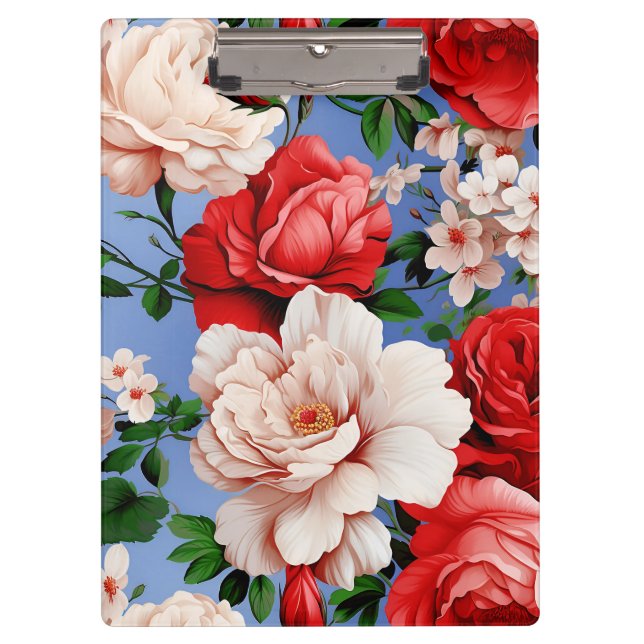 Pranchetas Flor Grande da Rosa vermelha Retroativa (Frente)