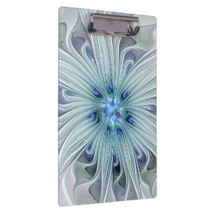 Pranchetas Flor Pastel azul moderna do abstrato floral da