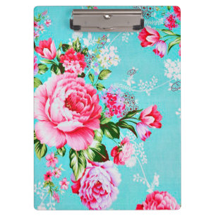 Pranchetas Floral cor-de-rosa chique do vintage