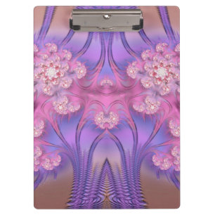 Pranchetas FLORAL ~ PASTEL 3D! Placa de Clipe Rosa, Mauve GLO