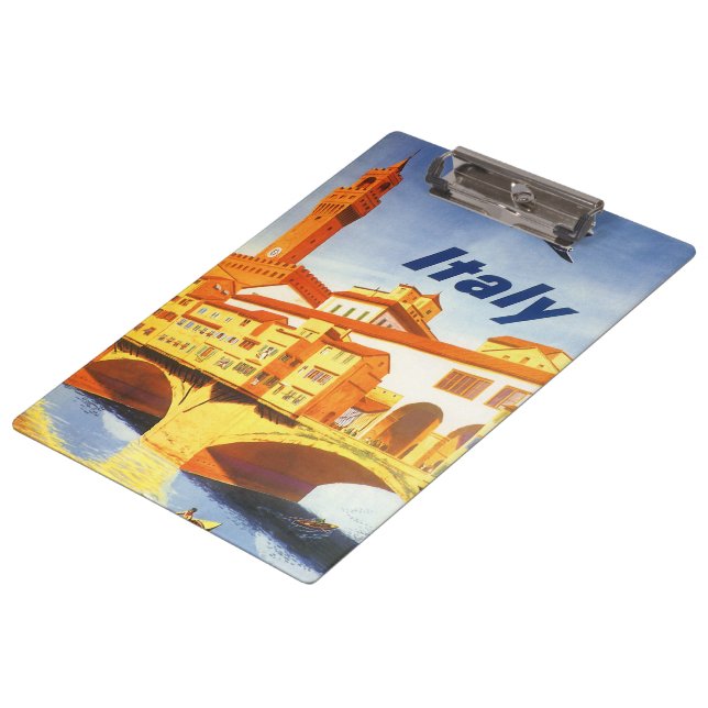 Pranchetas Florence Itália Ponte Vecchio Viagens vintage (Inclinado)