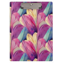 Flores de Mola Pintadas por Vibrantes de Aquarelas