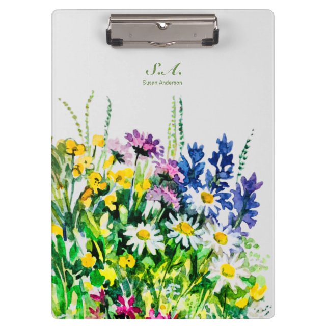 Pranchetas Flores de verão selvagens (Frente)