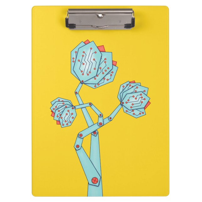 Pranchetas Flores Eletrônicas Mulheres no STEM (Frente)