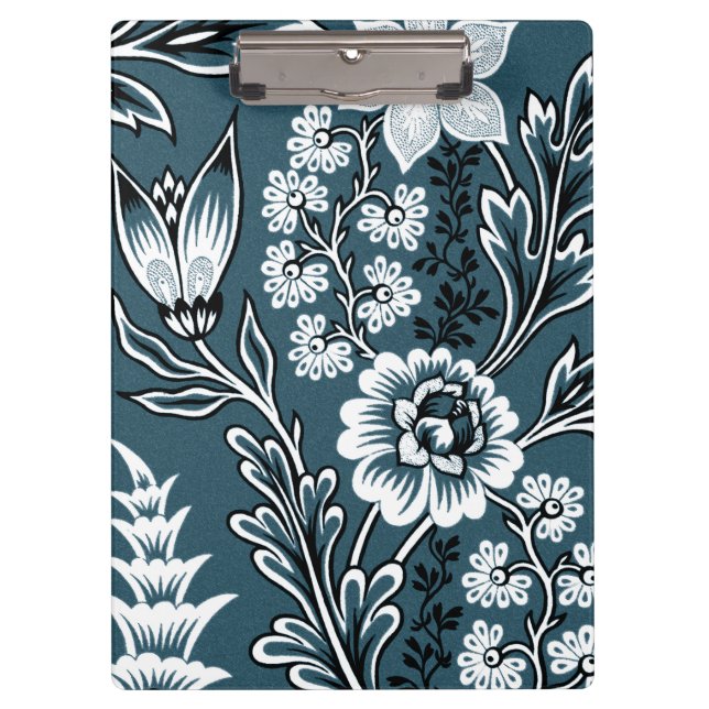Pranchetas Flores Fantásticas (Slate Teal) Arte Refinado (Frente)