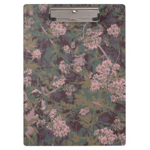 Pranchetas Flores, folhas, e camuflagem
