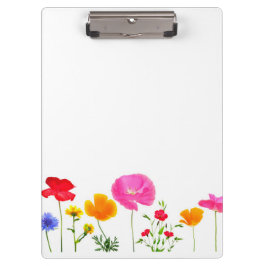 Pranchetas flores selvagens do prado