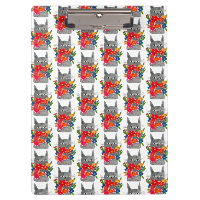 Pranchetas Flower cat (Frente)