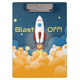 Pranchetas Foguete Espacial Personalizado 