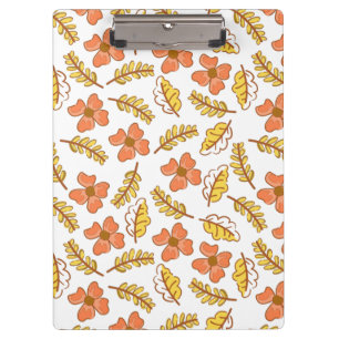 Pranchetas Folhas de outono Quentes Quentes com Flores