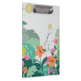 Pranchetas Folhas e Flores Tropicais Pastel
