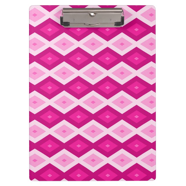 Pranchetas Formas de diamante fuchsia (Frente)