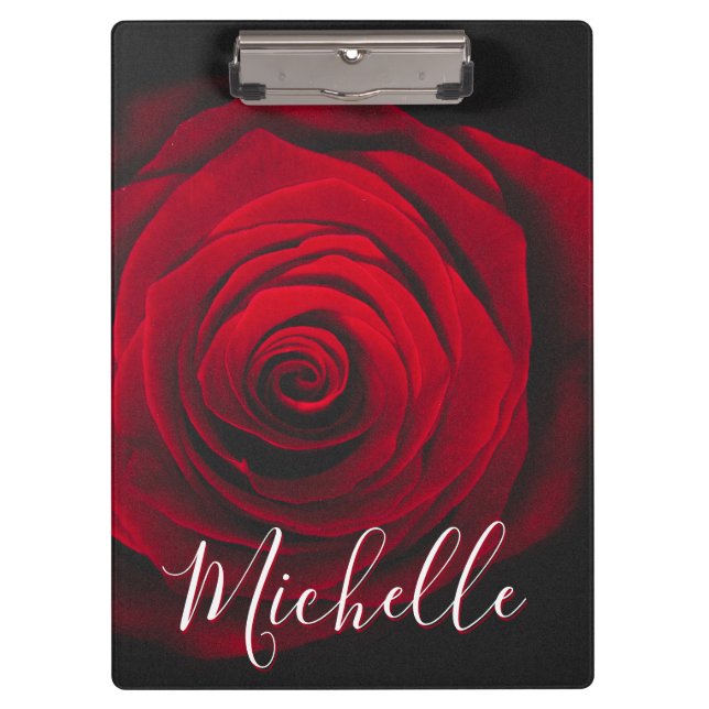 Pranchetas Fotografia personalizada da colheita da rosa verme (Frente)