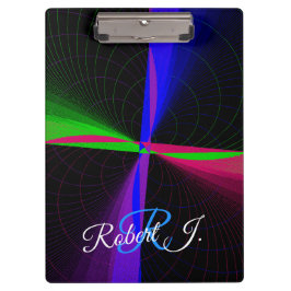 Pranchetas Four-Way Geometric Wave Clipboard