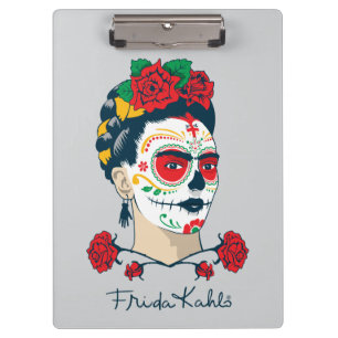 Pranchetas Frida Kahlo   EL Día de los Muertos
