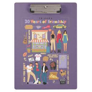 Pranchetas FRIENDS™ 30 Anos de Amizade