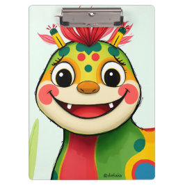 Pranchetas „Fröhlicher Dschungeldrache – Bunt und Glücklich“