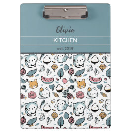 Pranchetas Frutas e gatos