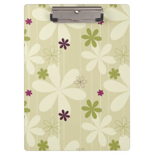 Pranchetas Fundo floral retro