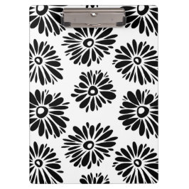 Pranchetas Funky Black e white floral