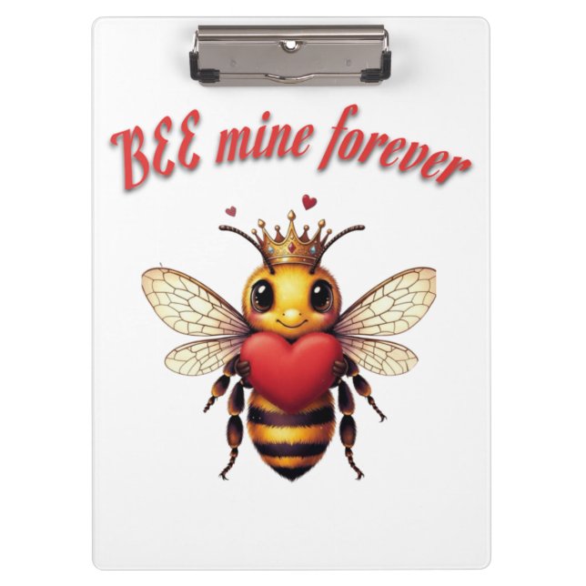 Pranchetas Funny Bee Pun Valentine  (Frente)