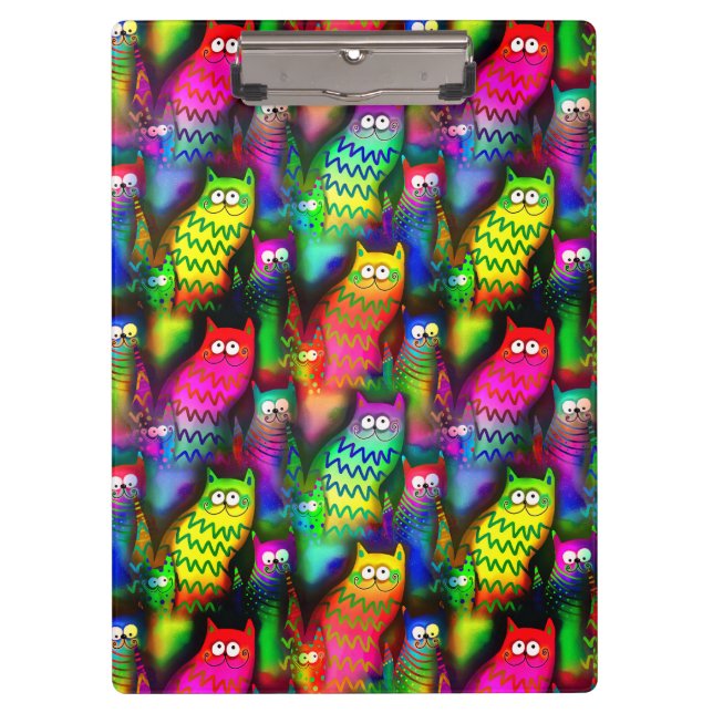 Pranchetas Funny Cats Pattern-54578 (Frente)