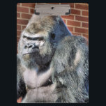 PRANCHETAS FUNNY GORILLA<br><div class="desc">Um design fotográfico de um gorila bonito e pensativo.</div>