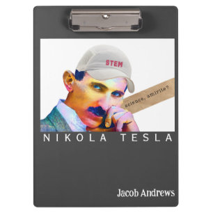 Pranchetas Funny Tesla Personalizada