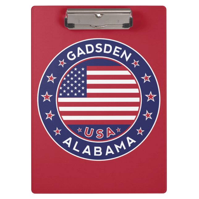 Pranchetas Gadsden, Alabama (Frente)