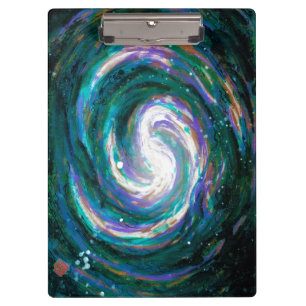 Pranchetas Galáxia Espiral no Espaço