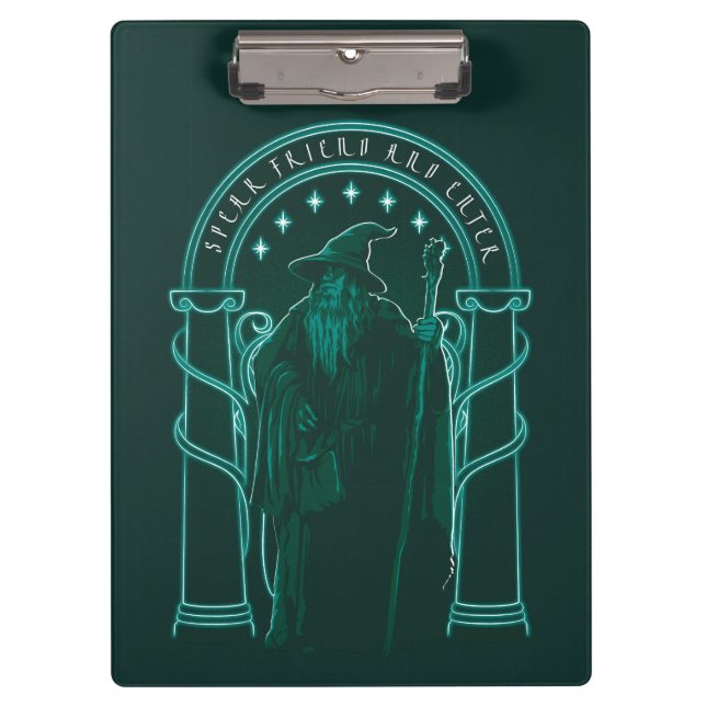 Pranchetas GANDALF™ "Speak Friend And Enter" Doors of Durin (Frente)