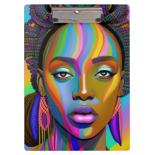 Pranchetas Garota Negra Magia Aniversário Sista Melanin Mulhe (Frente)