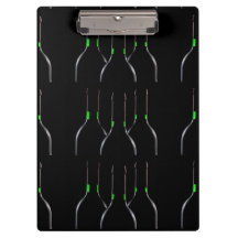 Garrafas de vinho Área de Transferência Preta