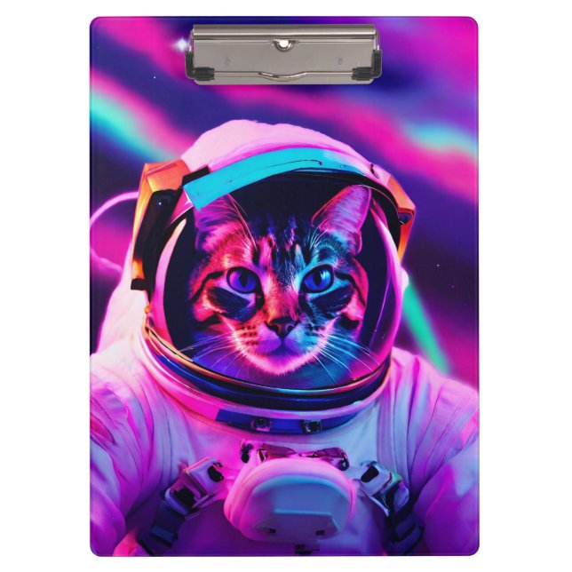Pranchetas gato astronauta (Frente)