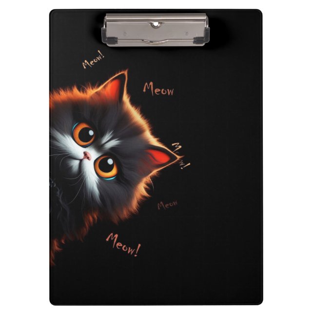 Pranchetas Gato espiando (Frente)